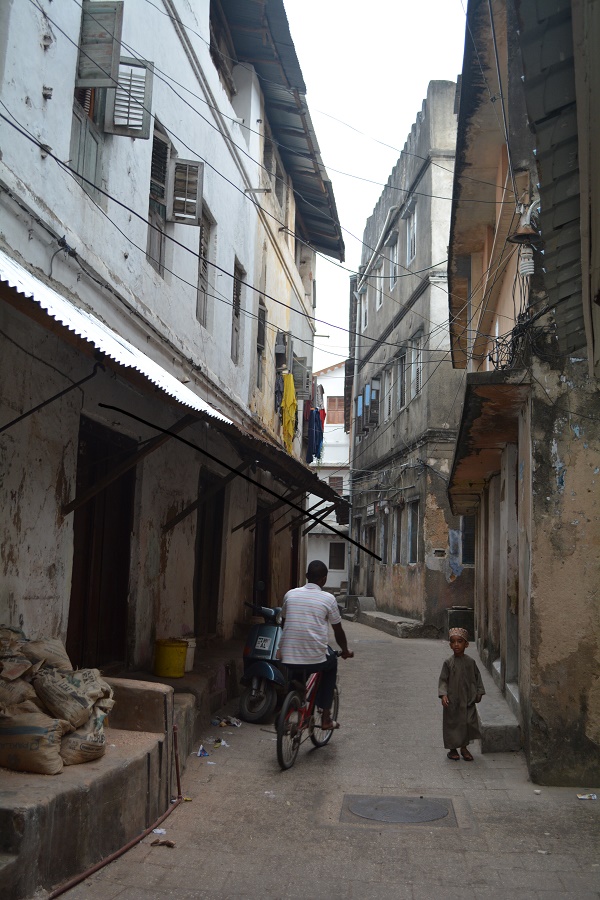 man on bike and boy