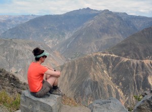 Tiff at Colca Canyon, Peru