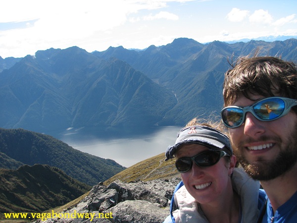 I don't have any pictures of the slices from NZ, but here's us with Milford Sound in the background. 