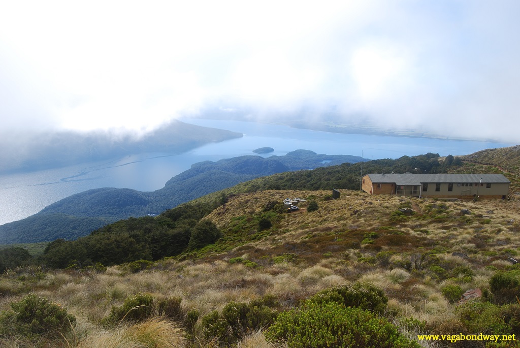 view from hut on Kepler hike, NZ