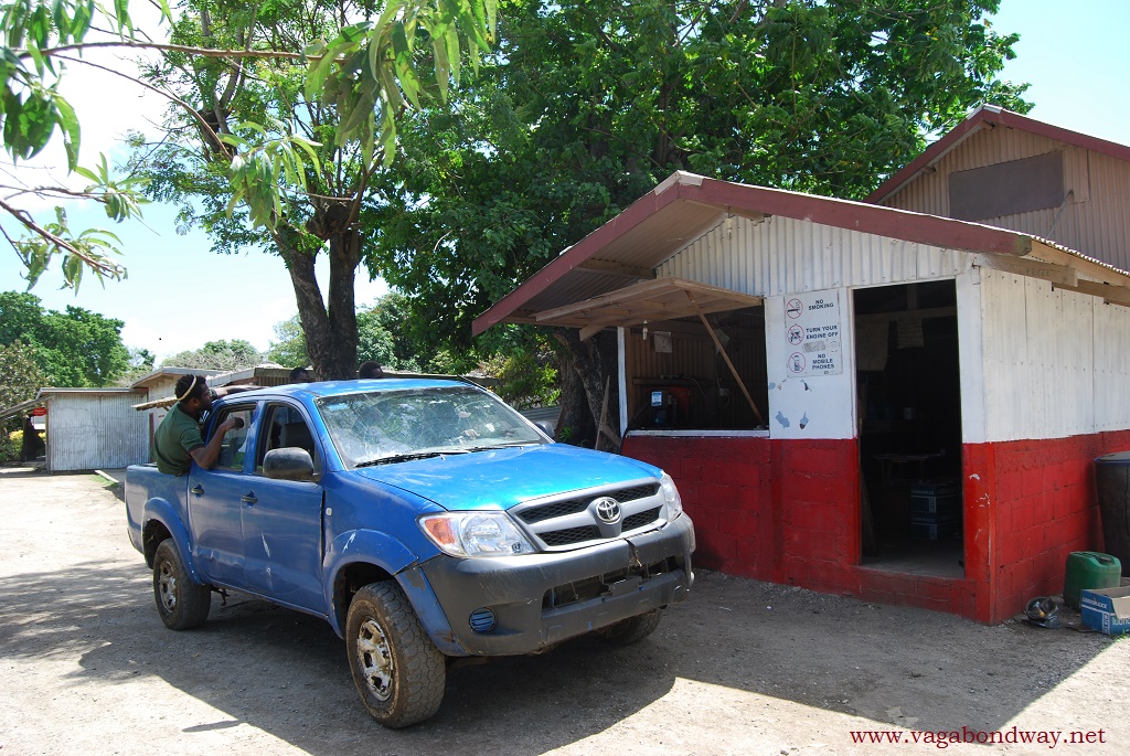 Gas station in Vanuatu