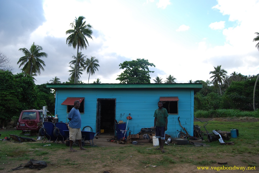 Mechanic shop in Vanuatu