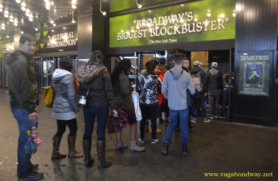 VagabondWay in line for Wicked Broadway