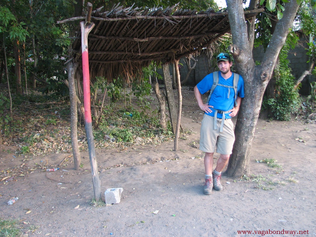 Waiting for the bus in Costa Rica
