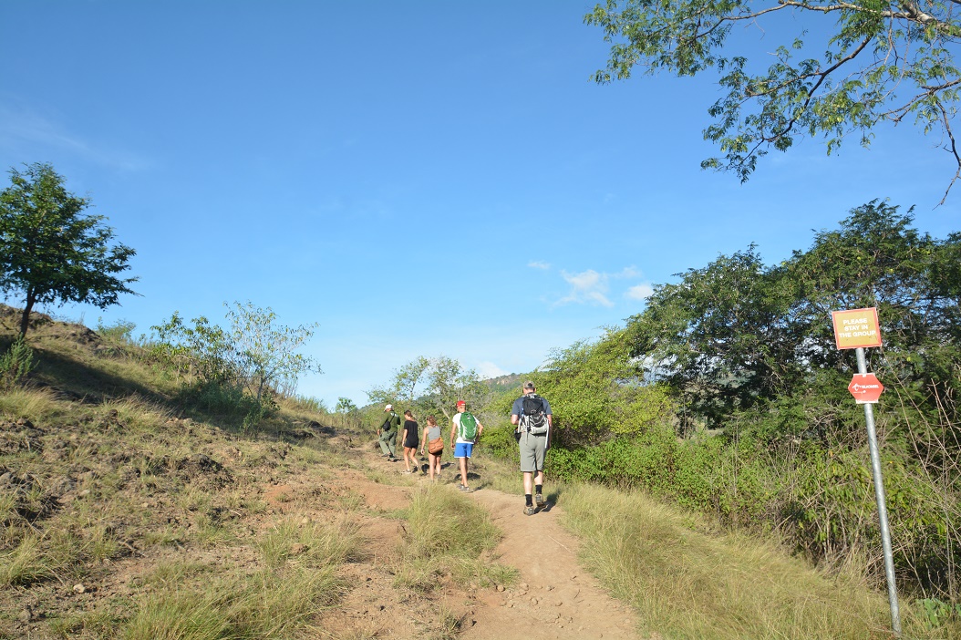 Hiking in Komodo National Park Indonesia