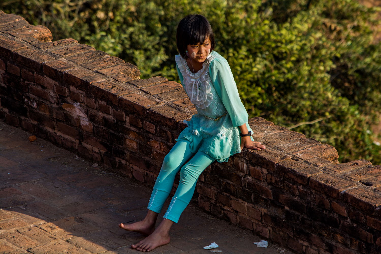 Myanmar young girl in Beagan