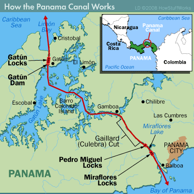 Sailing through the Panama Canal Vagabond Way