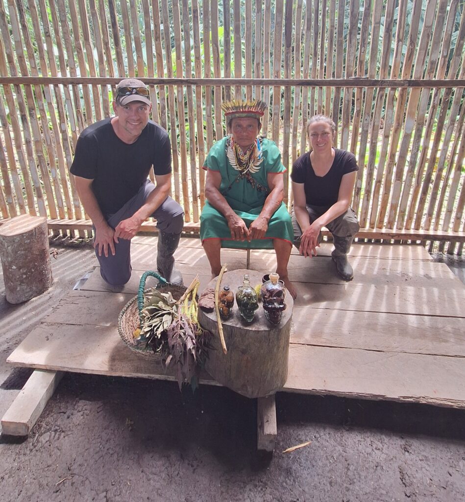 Shaman in Ecuador vagabond way